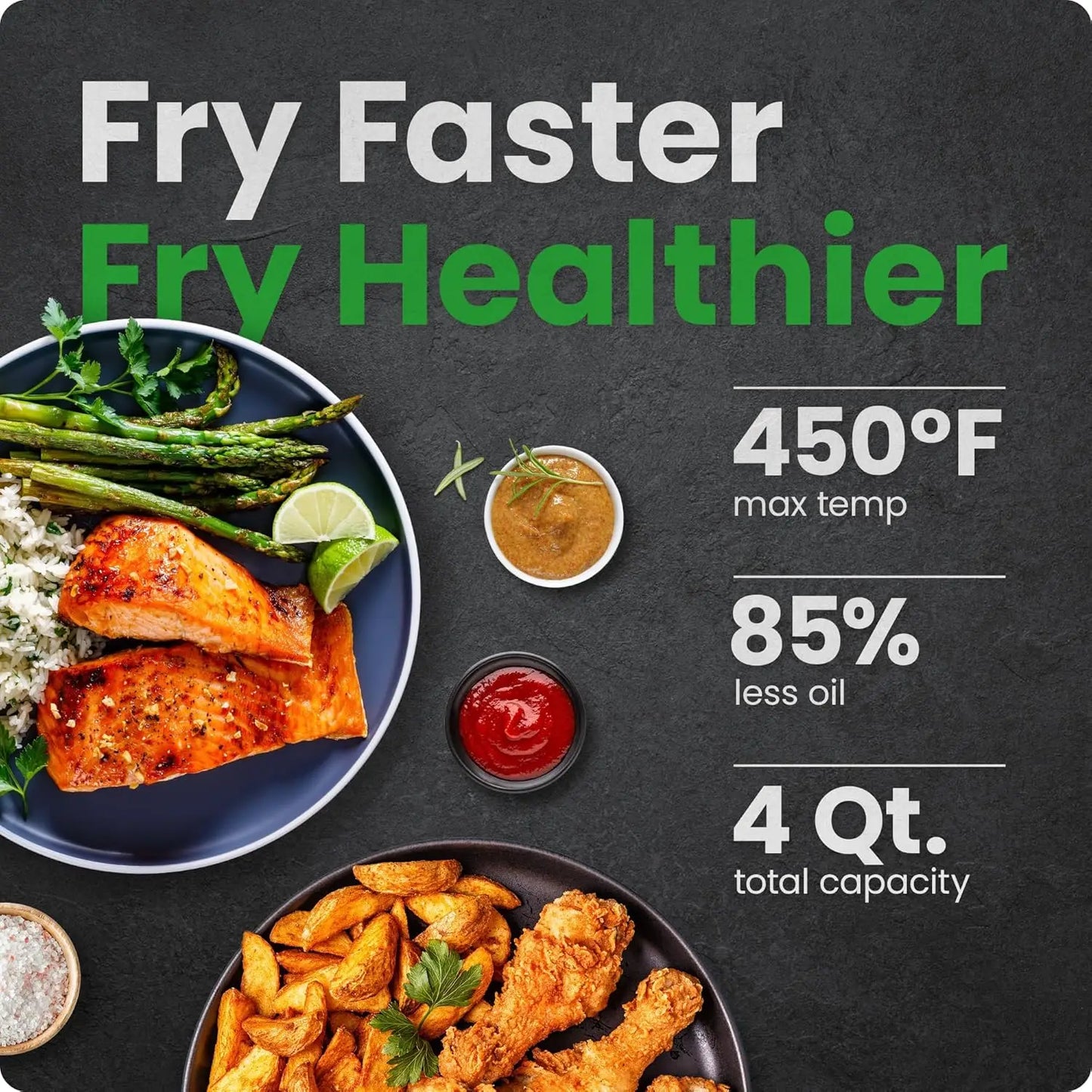 Air Fryer – 4 QT Compact
