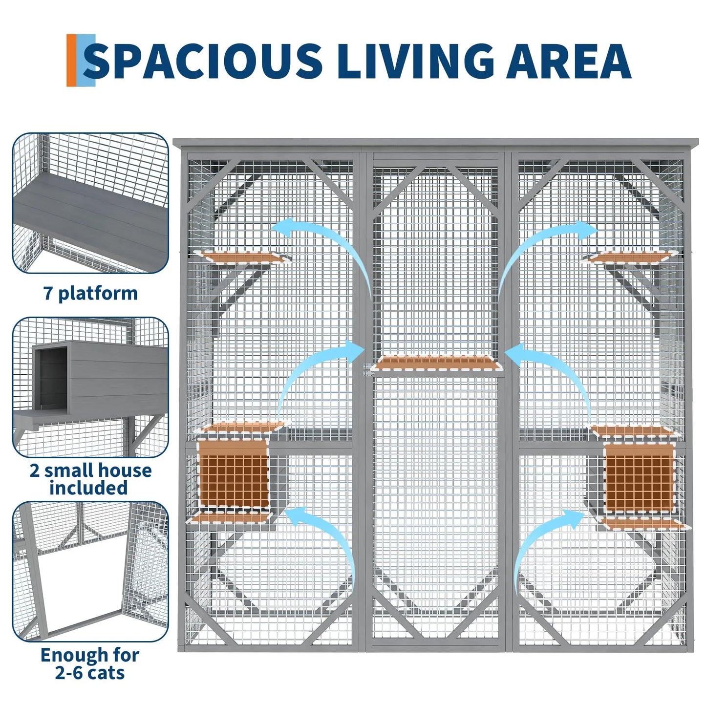 Extra Large Walk-in Catio