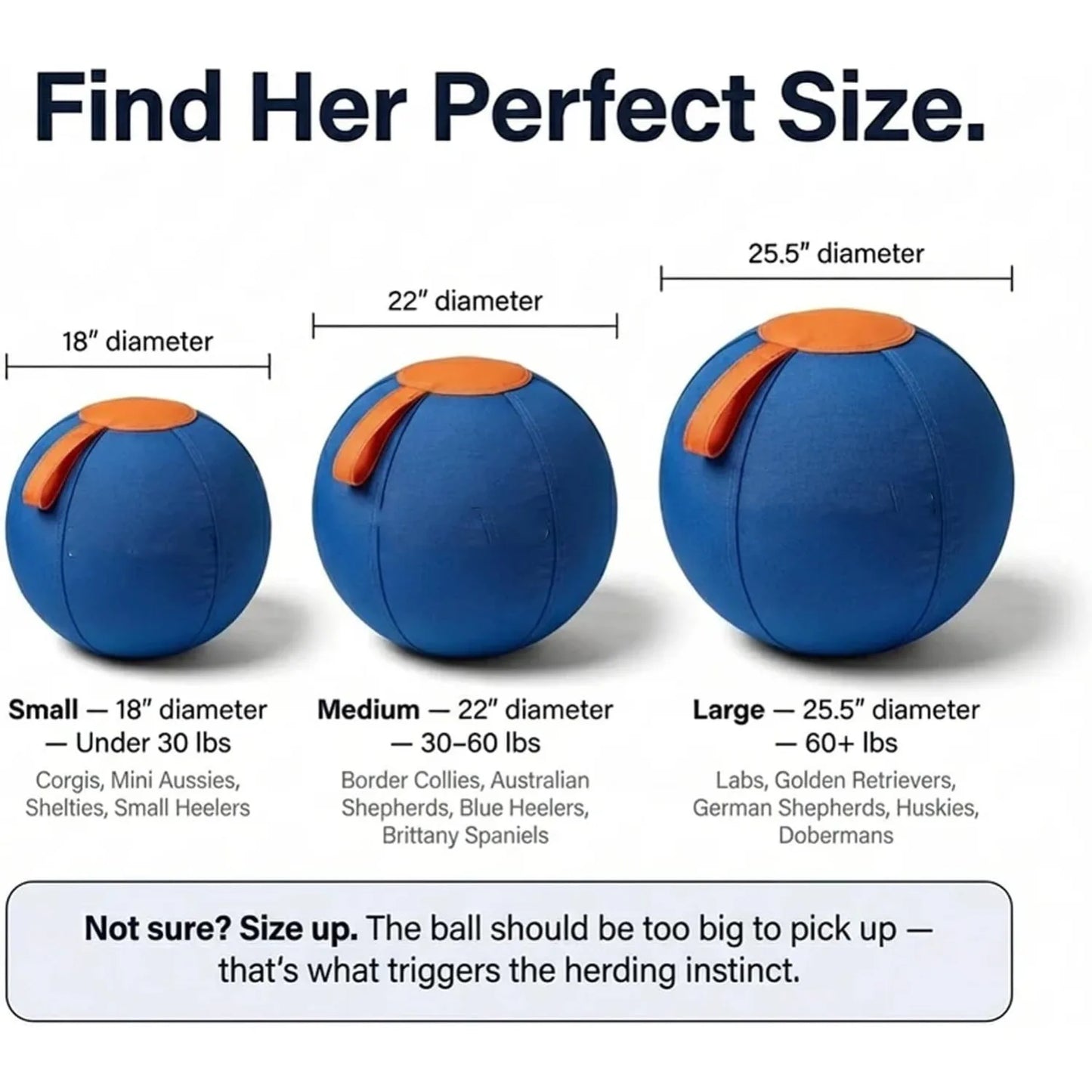 Herding Ball for Dogs,  Tear-Resistant