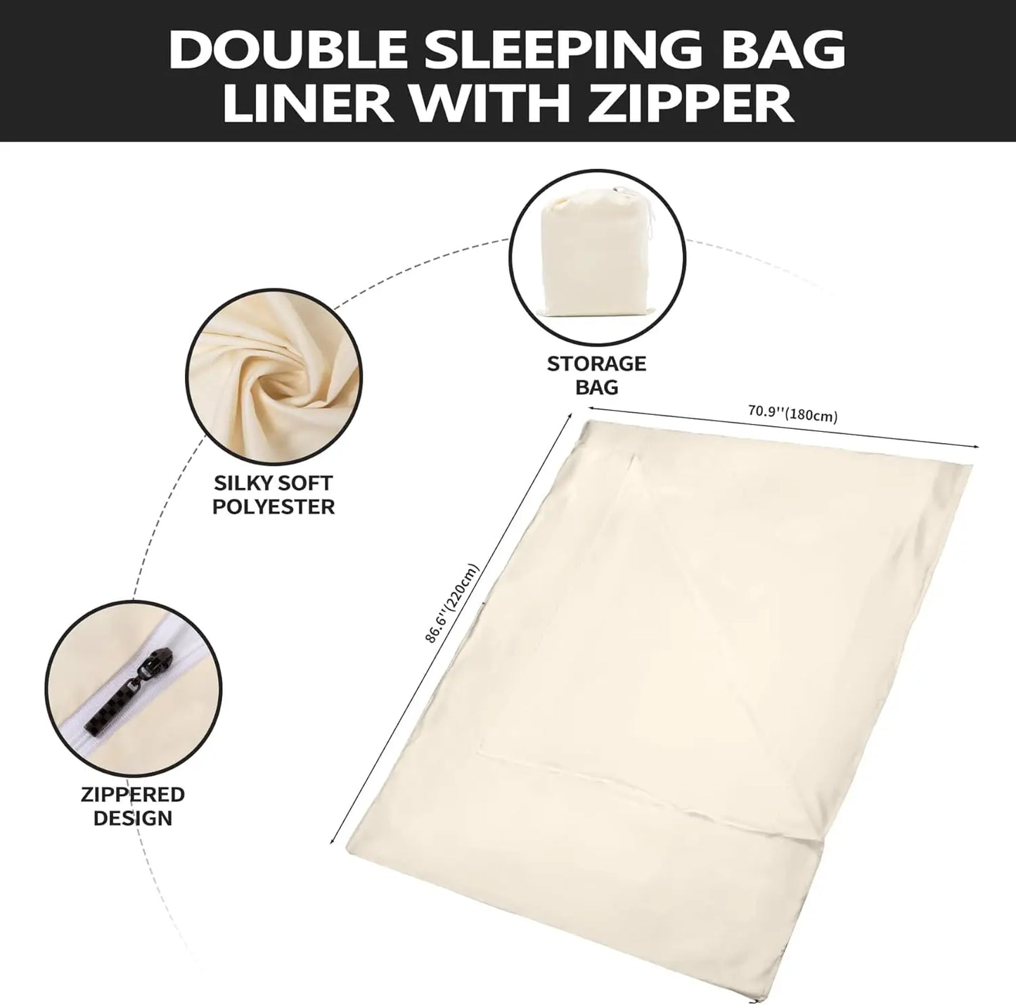 Cotton Sleeping Bag Liner
