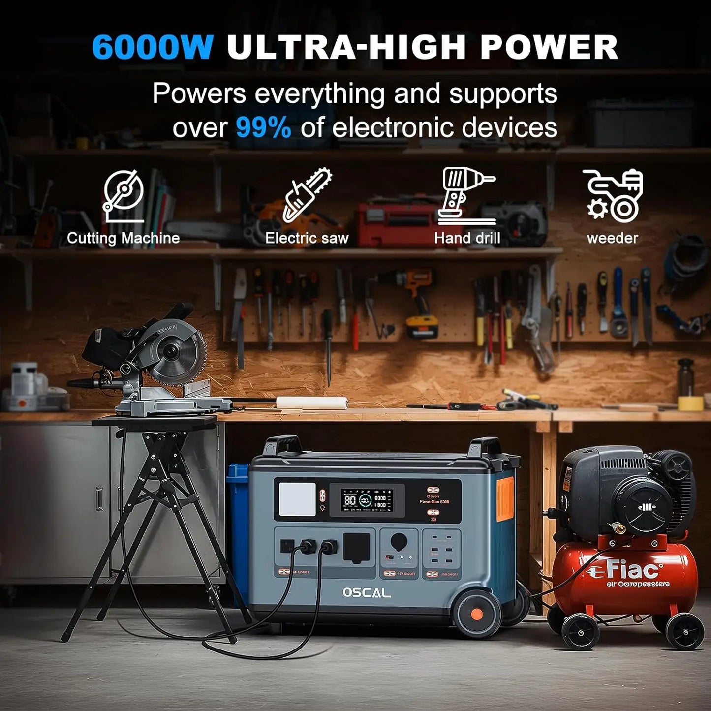 Solar Generator, 3600Wh, 120/240V