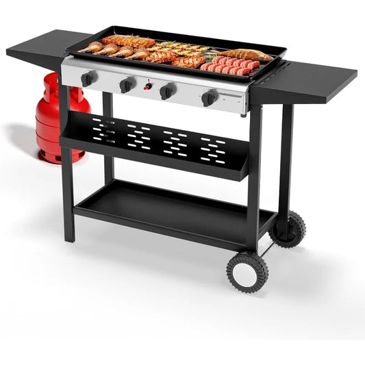 4 Burner Portable Propane Griddle