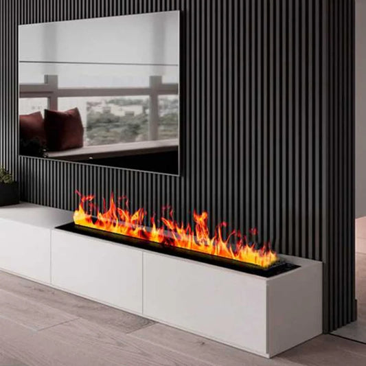 Smart Water Vapor Fireplace, 3D Flame Effect