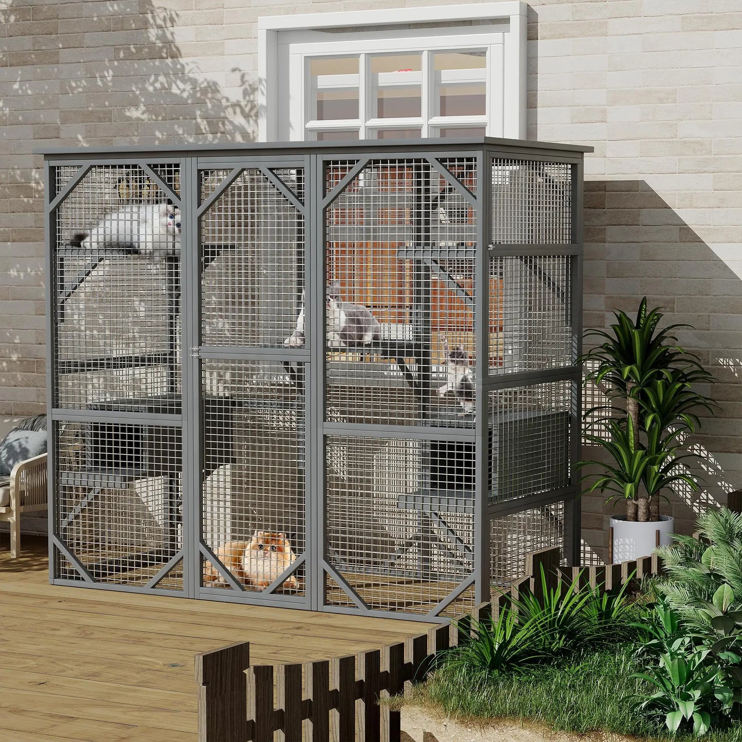 Extra Large Walk-in Catio