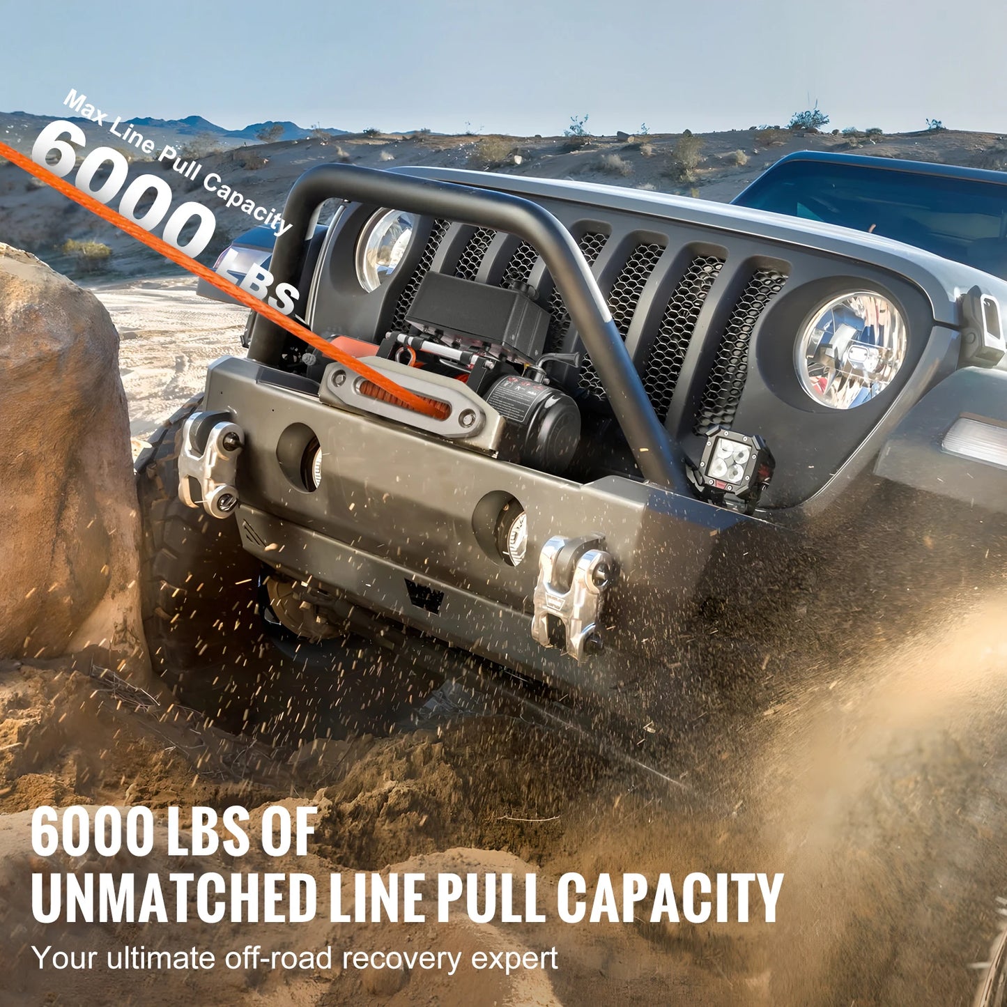 6000lbs Electric Winch