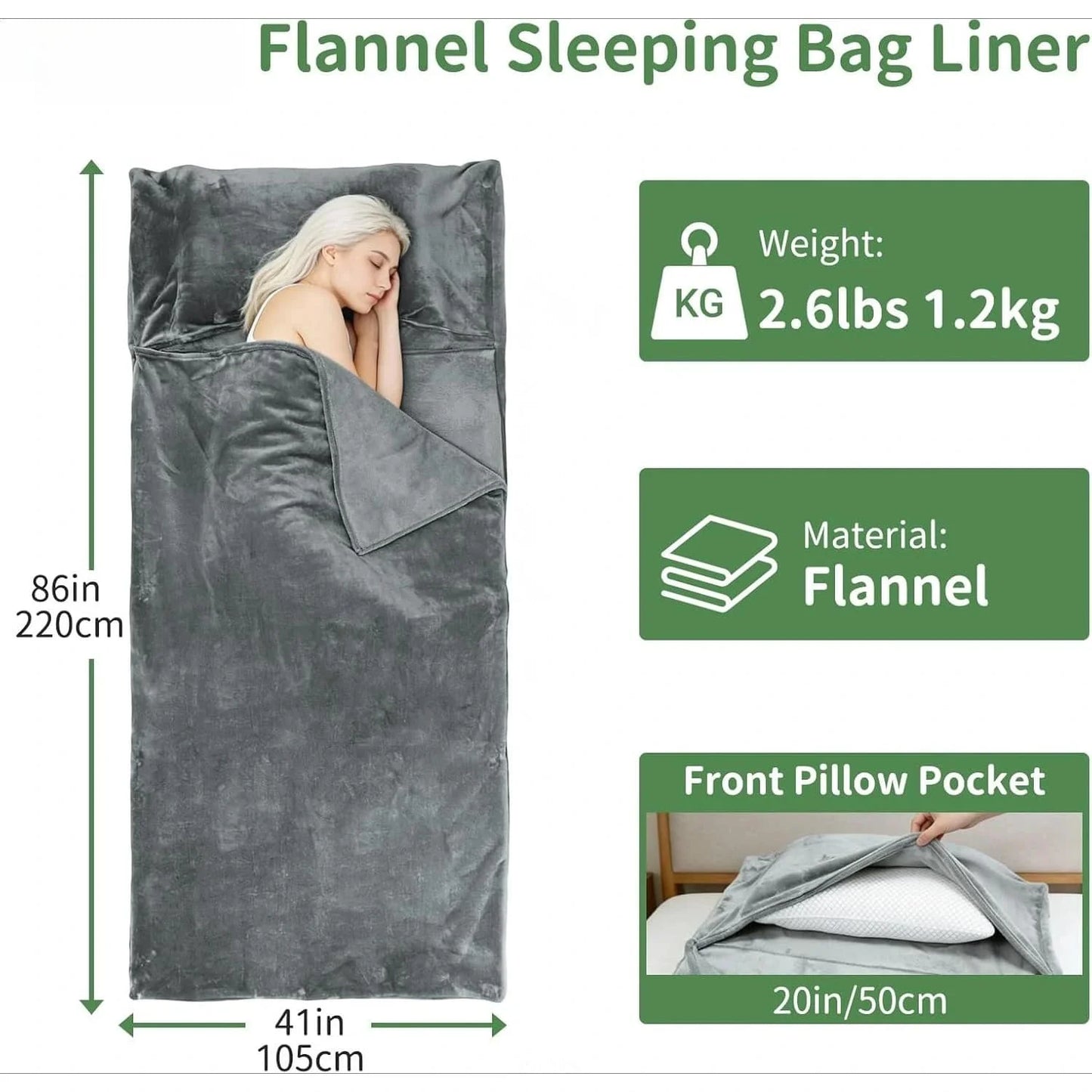 Flannel Sleeping Bag Line