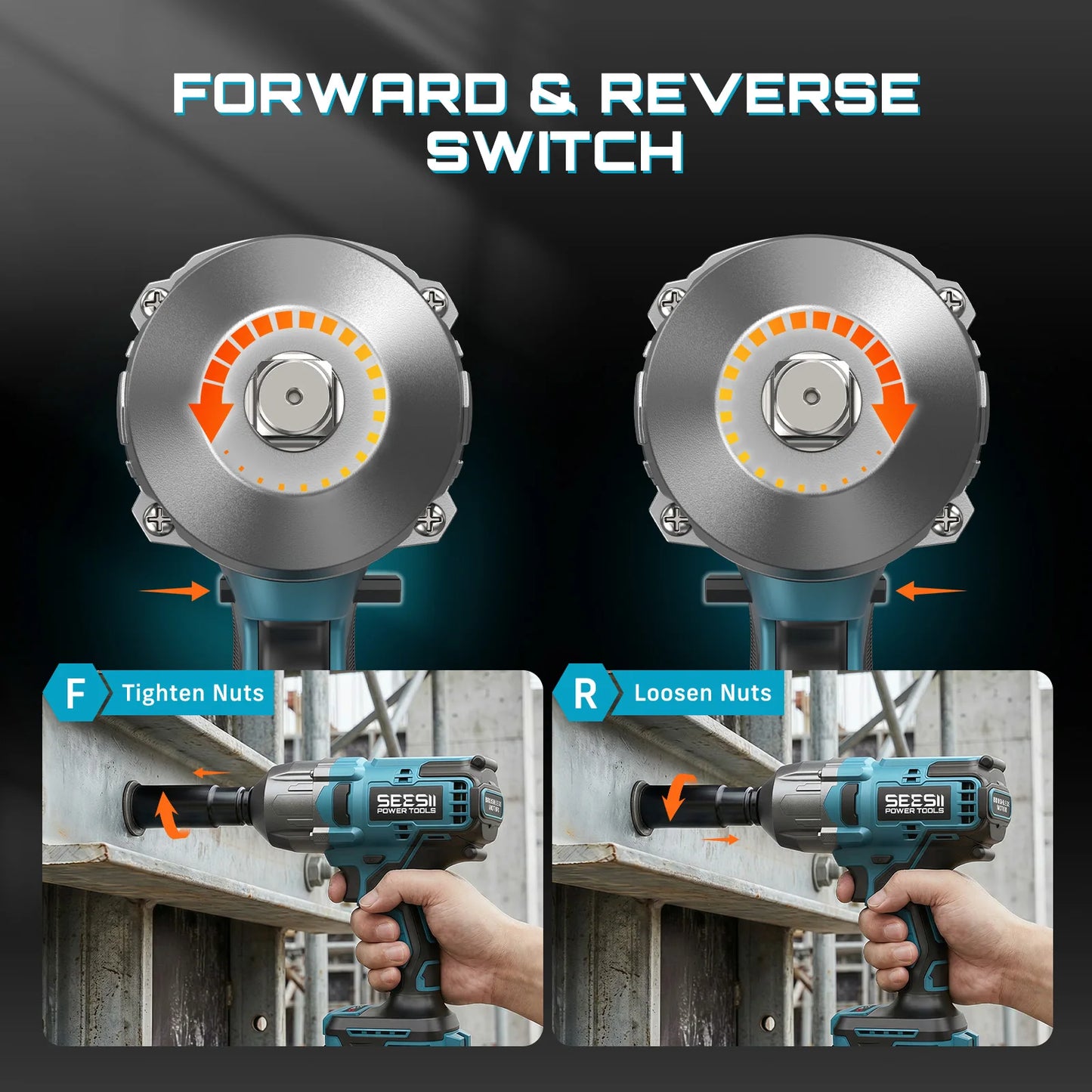 1/2 Inch Impact Wrench & Cordless Drill
