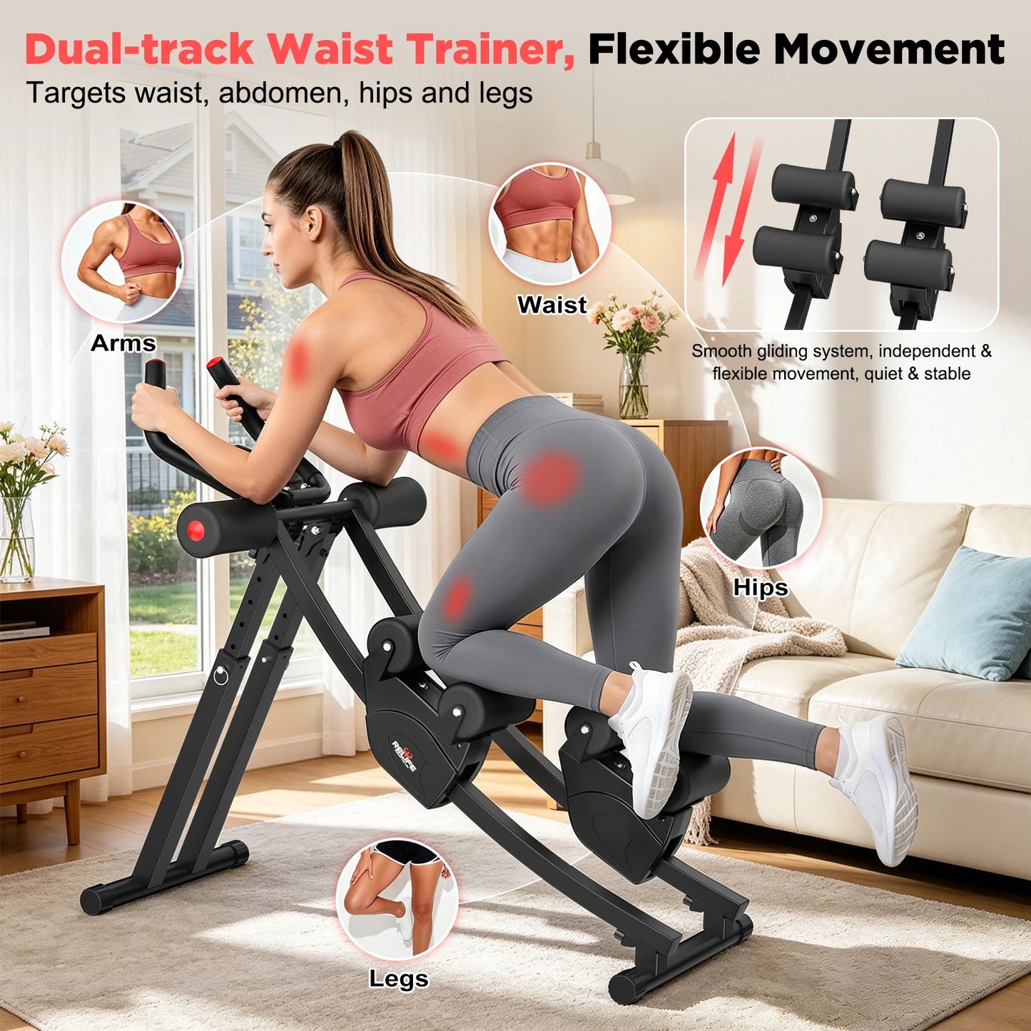 Dual Split‑Track Ab Machine