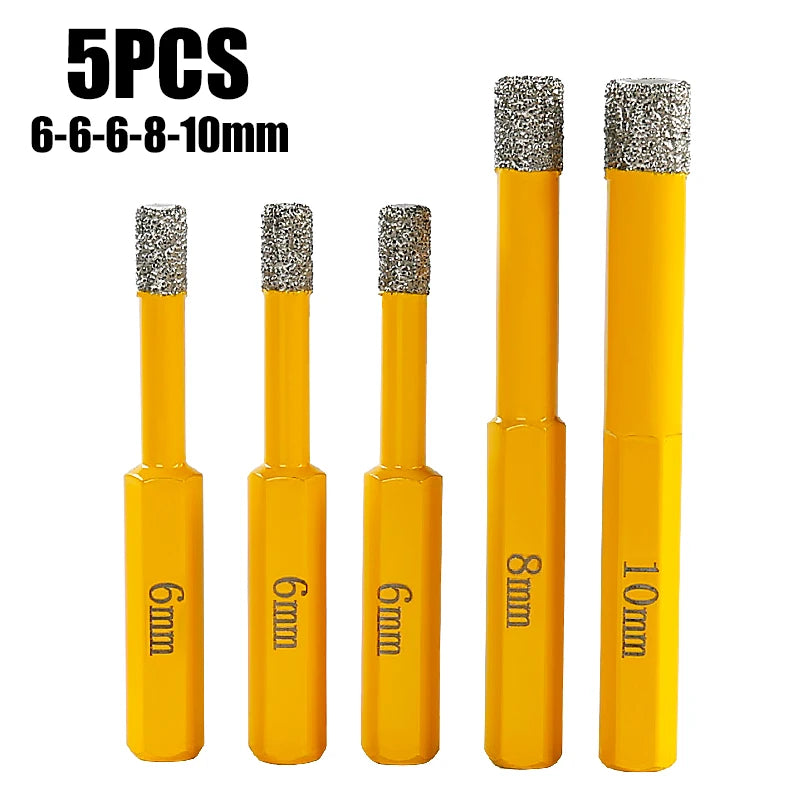 5PCS Diamond Drill Bit Set