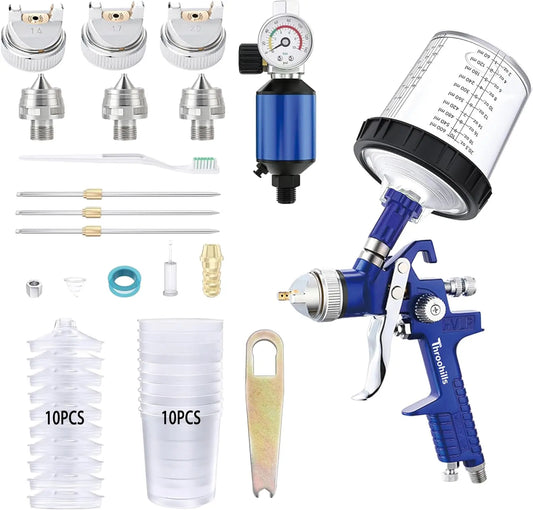 HVLP Gravity Feed Spray Gun Set