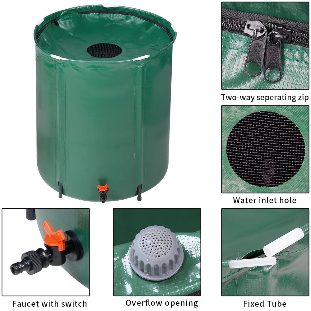 50 Gallon Collapsible Rain Barrel