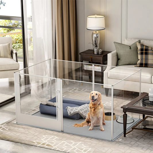 Heavy Duty Large Acrylic Dog Playpen