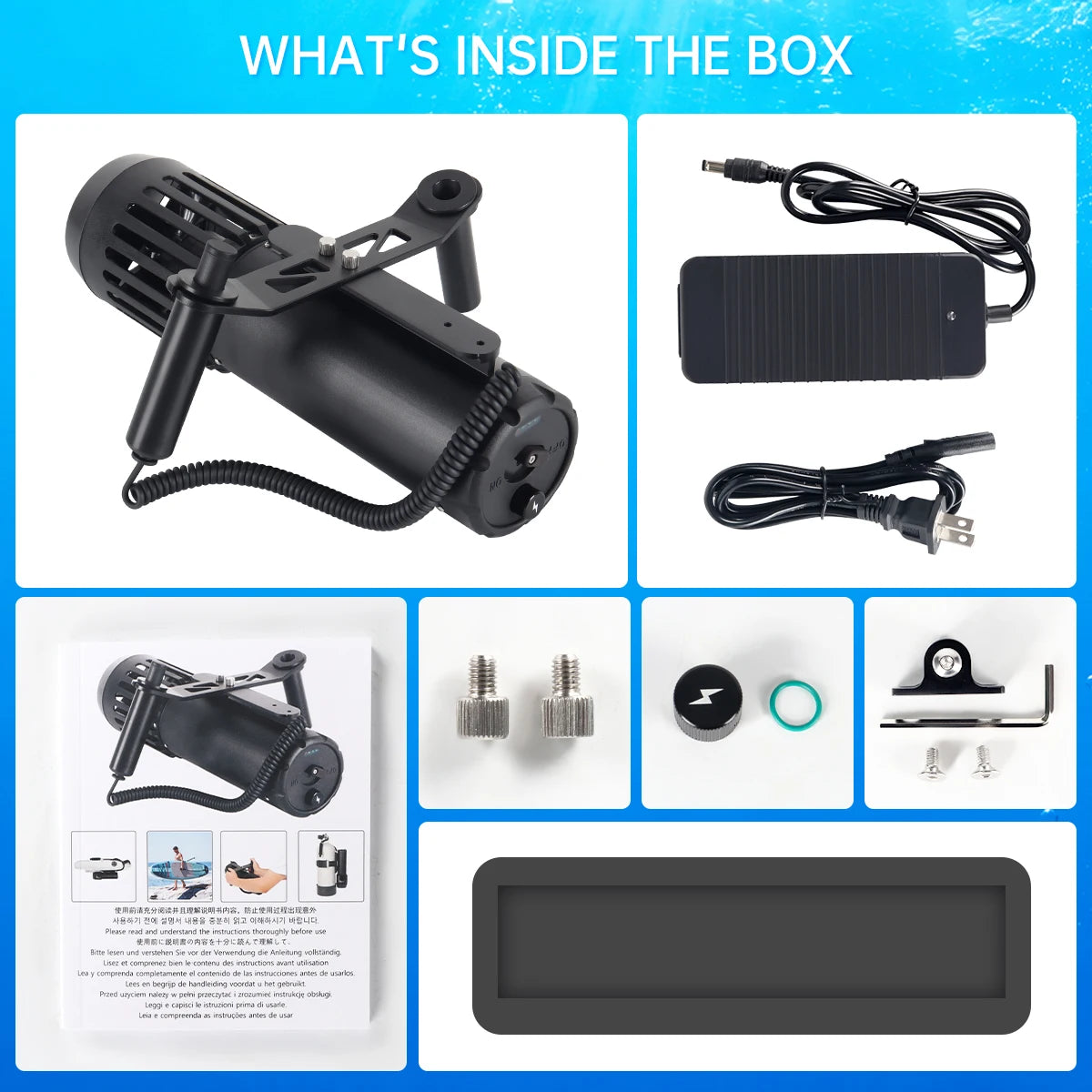 Underwater Scooter with Action Camera Mount