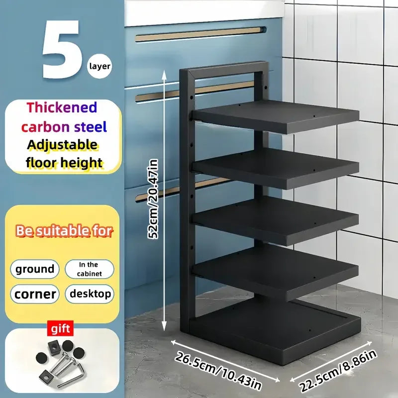 Pot and Pan Organzier for Kitchen