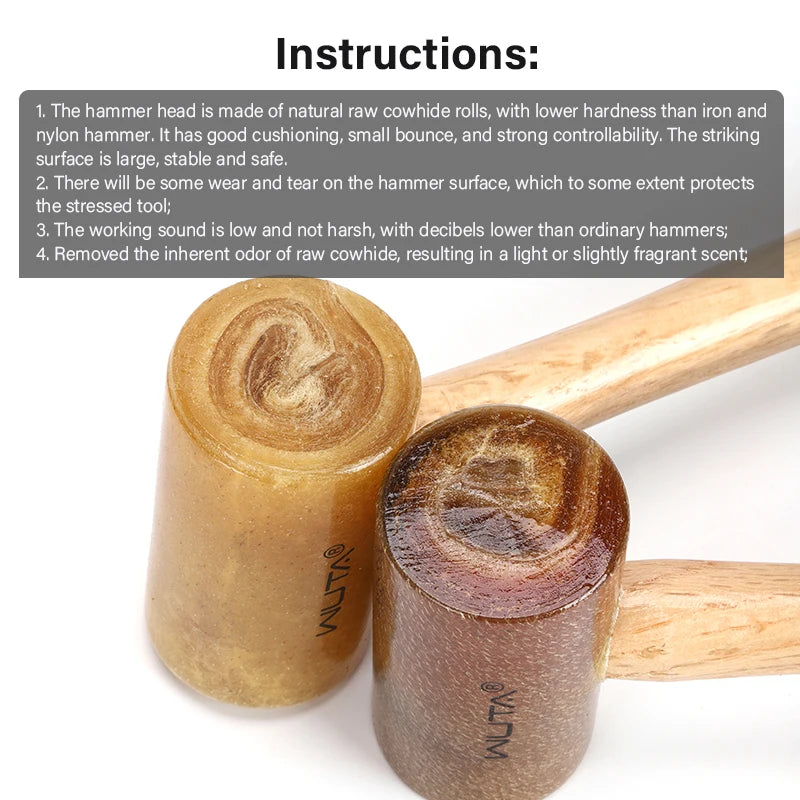 100% Rawhide-head Mallet