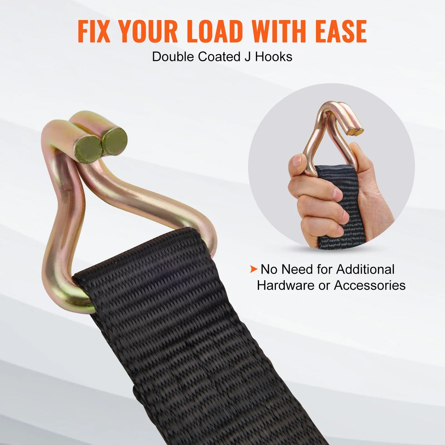 4pcs  Ratchet Strap Tie Down
