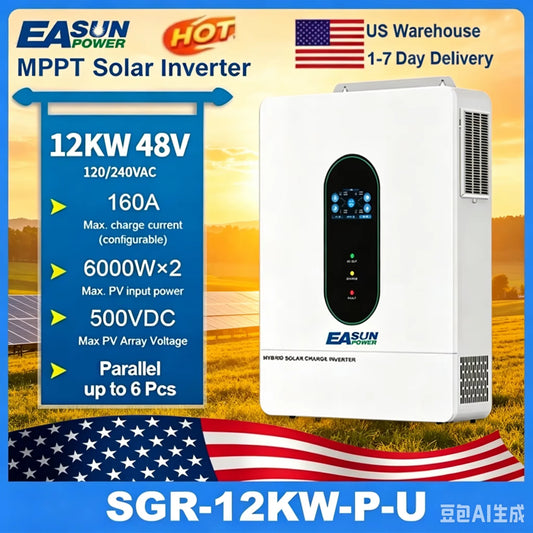 12KW hybrid solar inverter