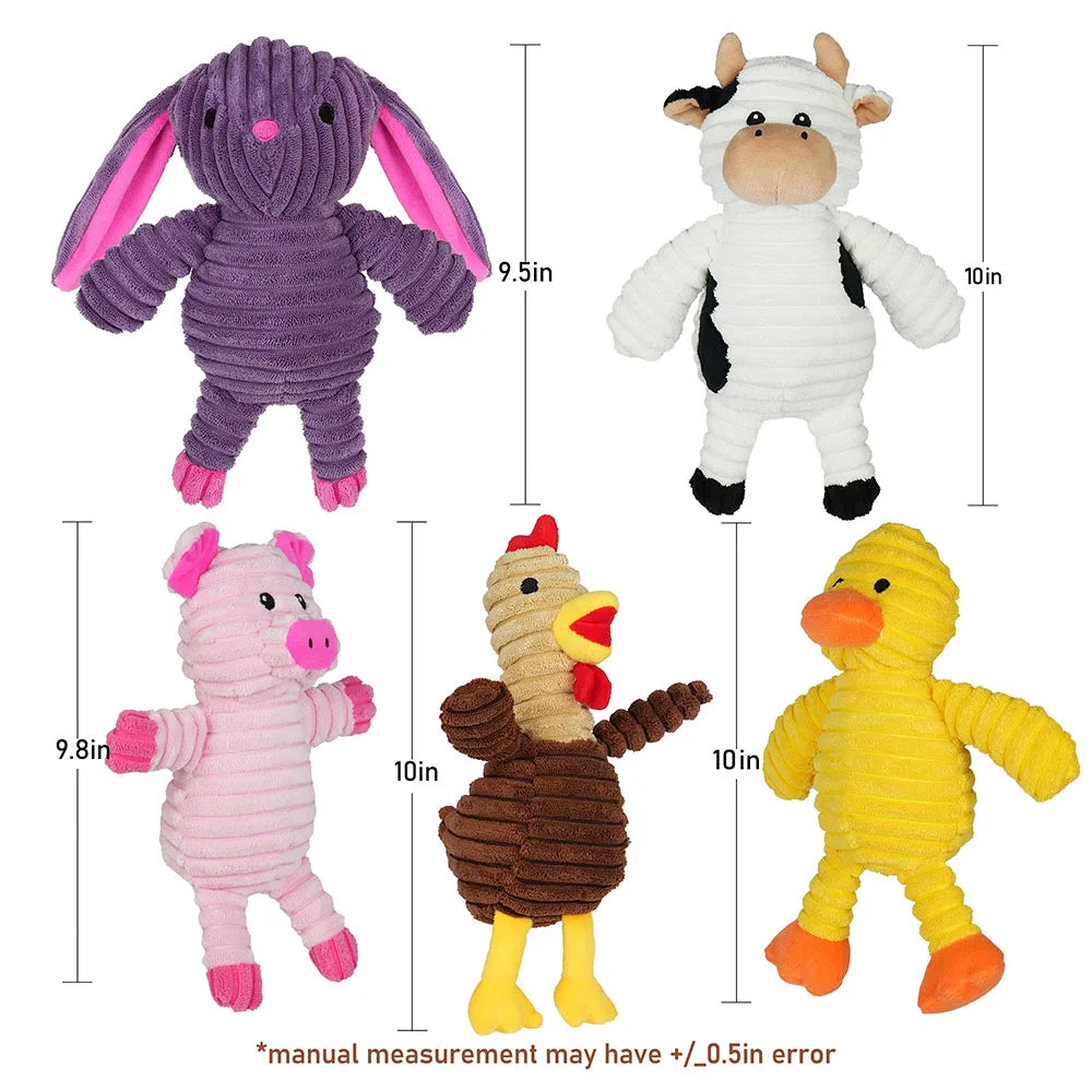 5 Pack Dog Toys