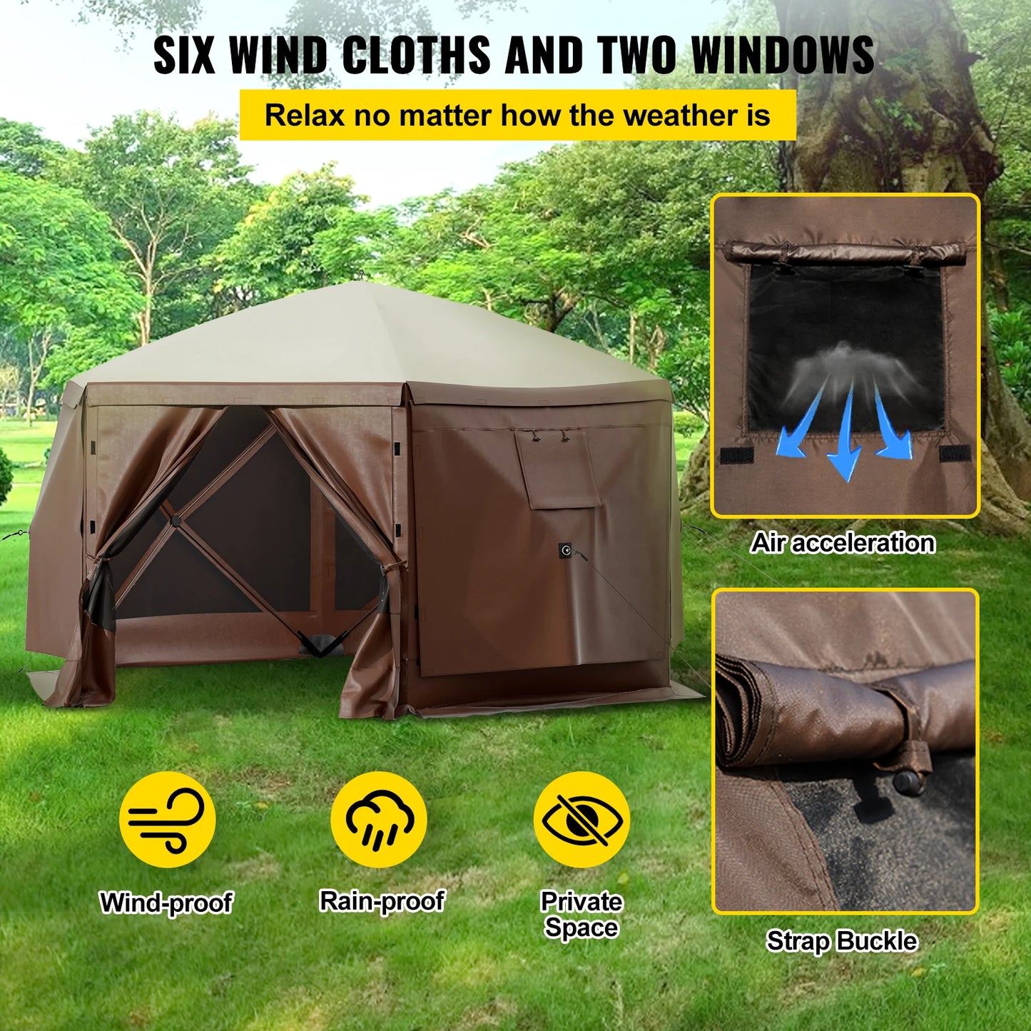 Pop-up Camping Sun Shade Tent