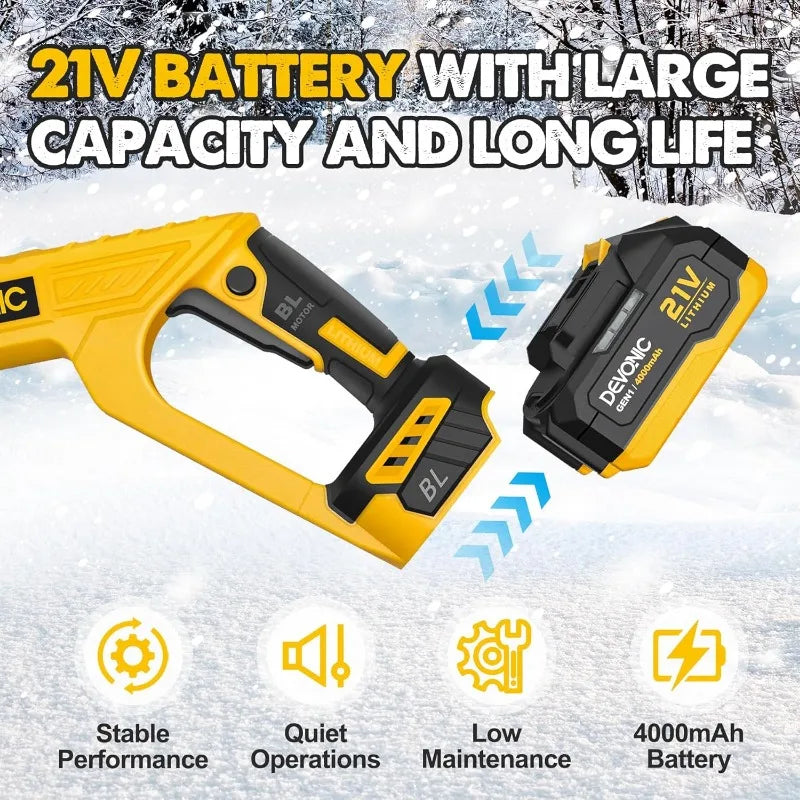Cordless Snow Shovel,24 Volt 13 Inch