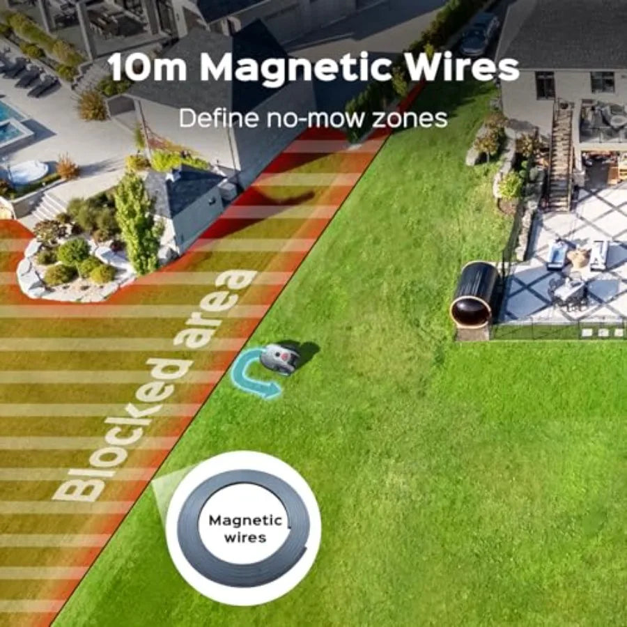 Robot Lawn Mower with HD Vision Navigation