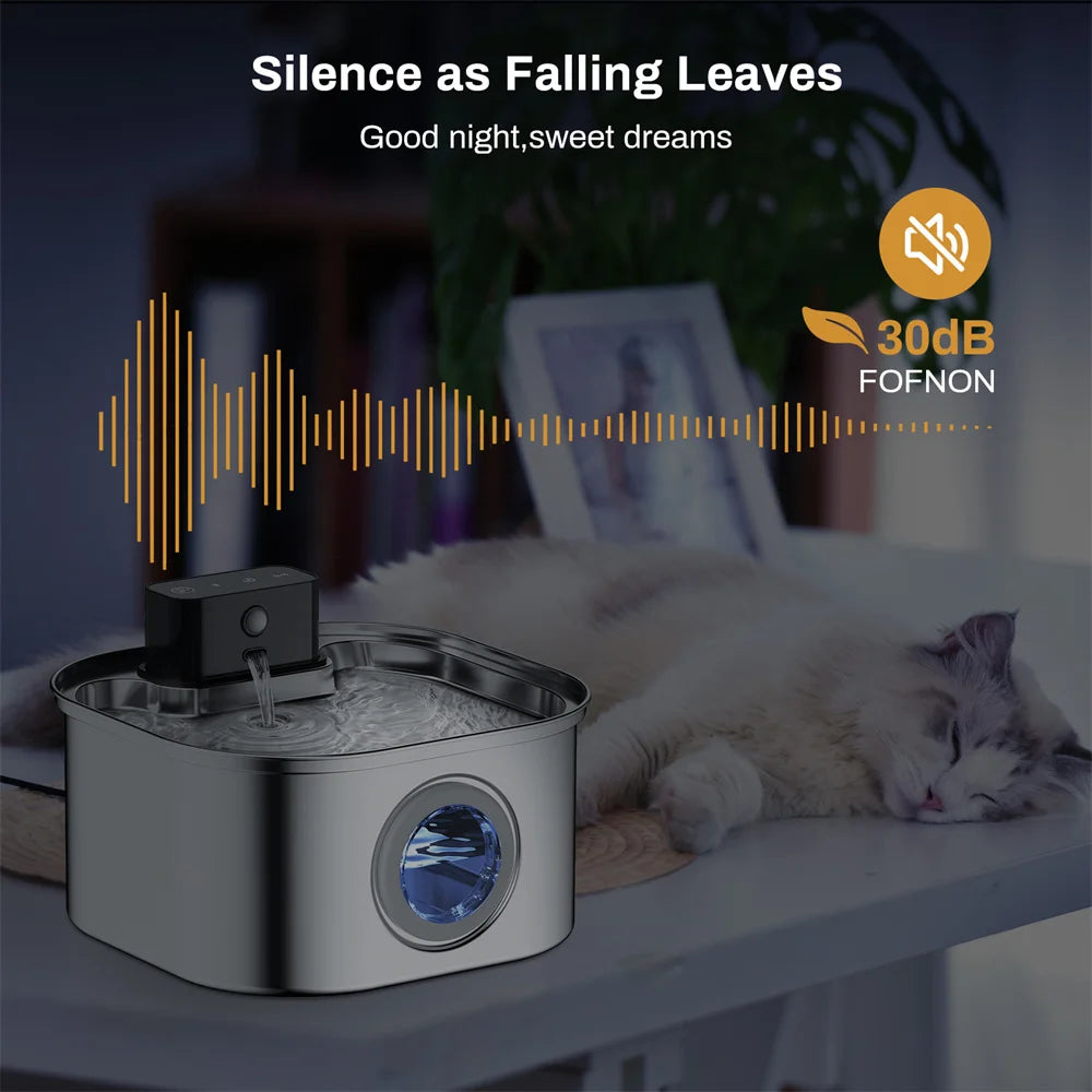 3.2L Automatic Pet Water Feeder with Motion Sensor