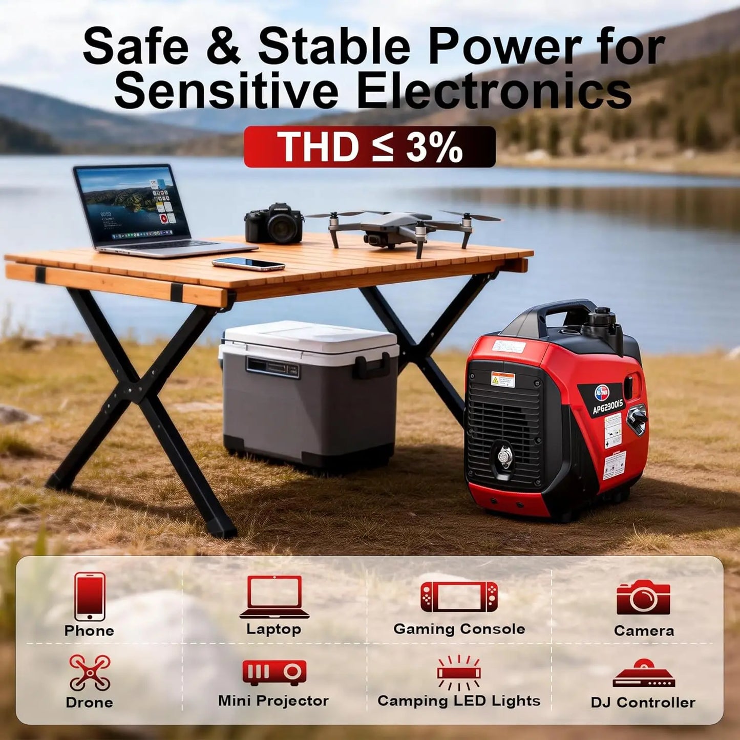 2300W Portable Inverter Generator