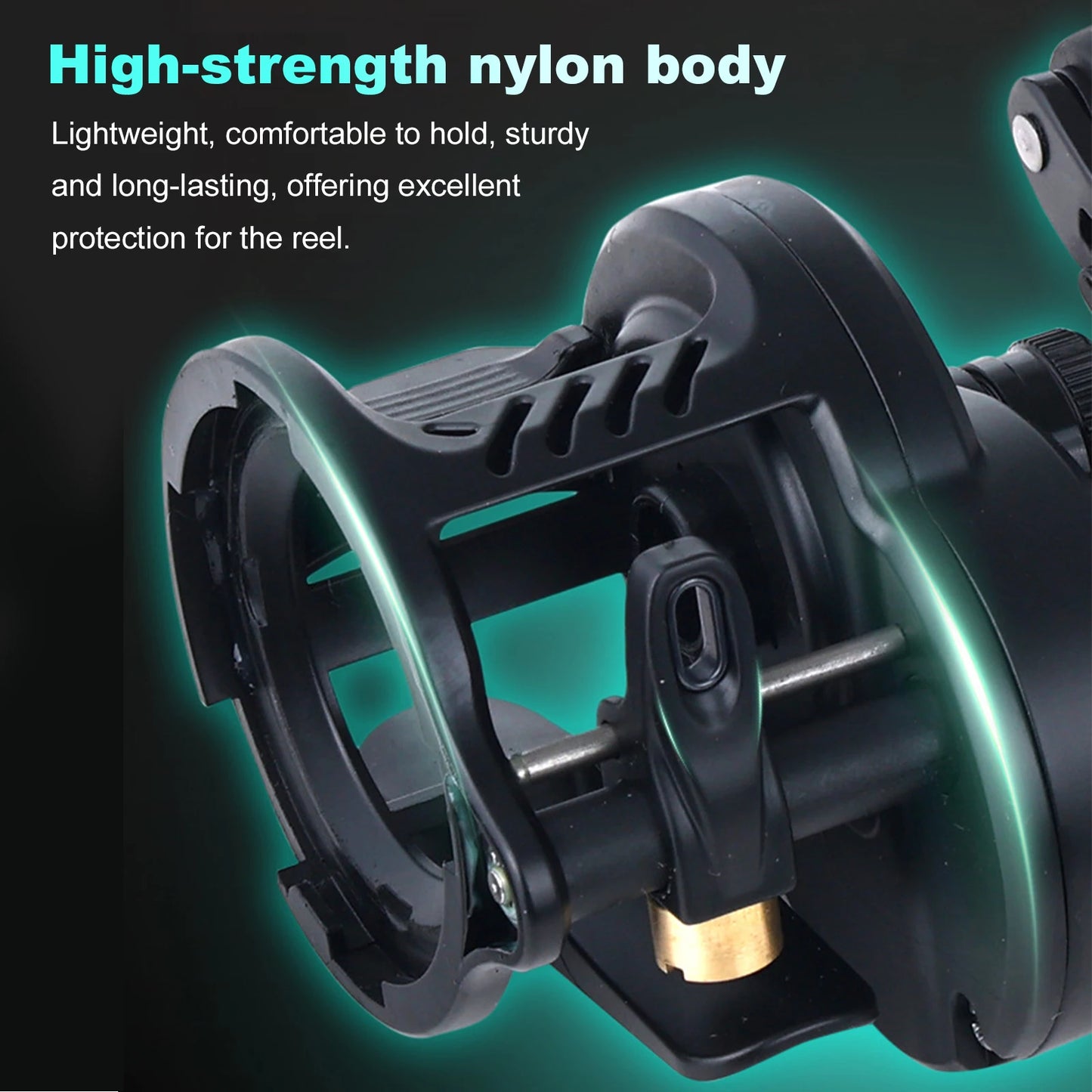 Fishing Reel Baitcaster 7.2:1 Ratio