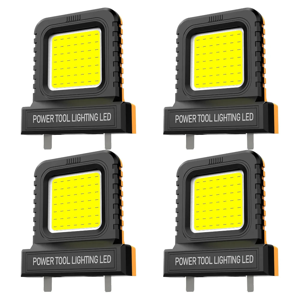 LED Work Light for Makita,Milwaukee,Dewalt,Bosch ,20V-21V Li-ion Battery