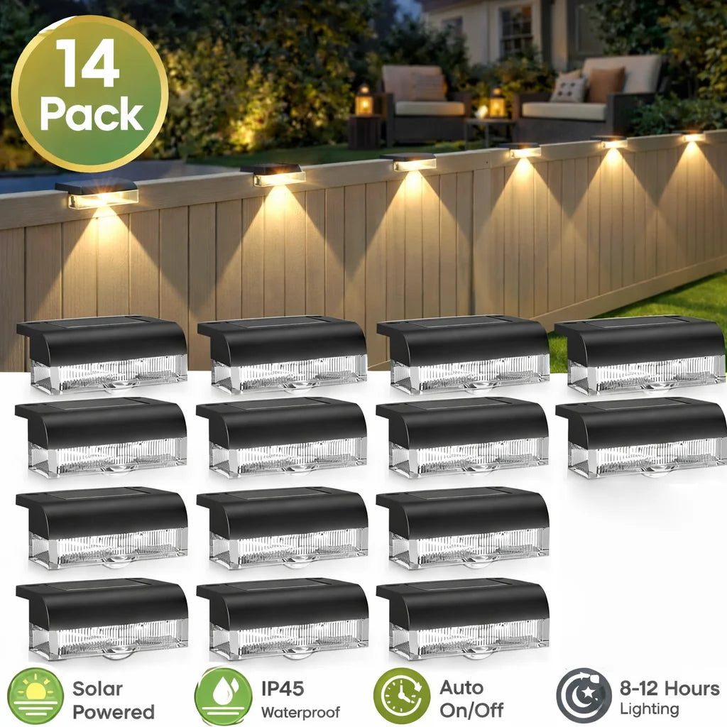 Outdoor Solar Fence Lights