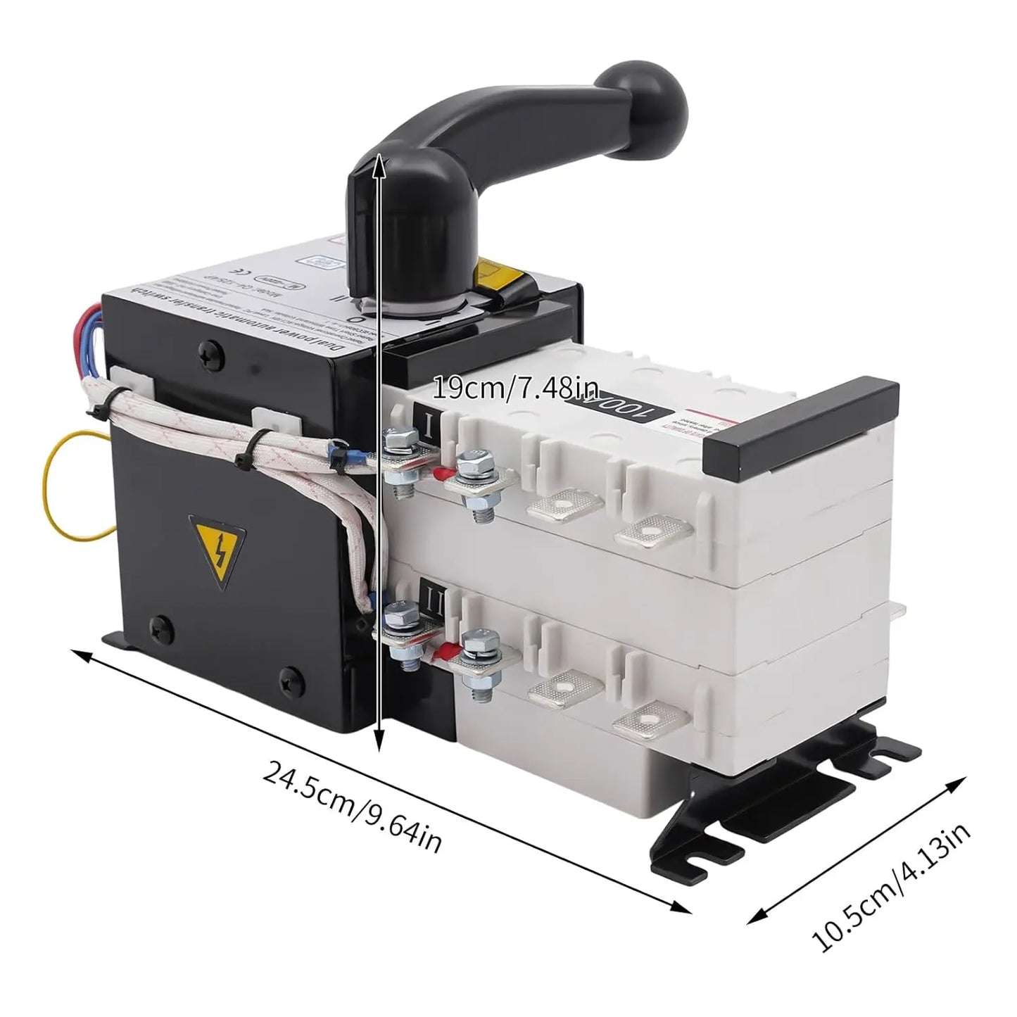 110/230V Dual Power Automatic Transfer Switch 100Amp
