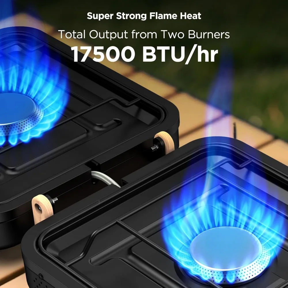 Two Burner Propane Camp Stove
