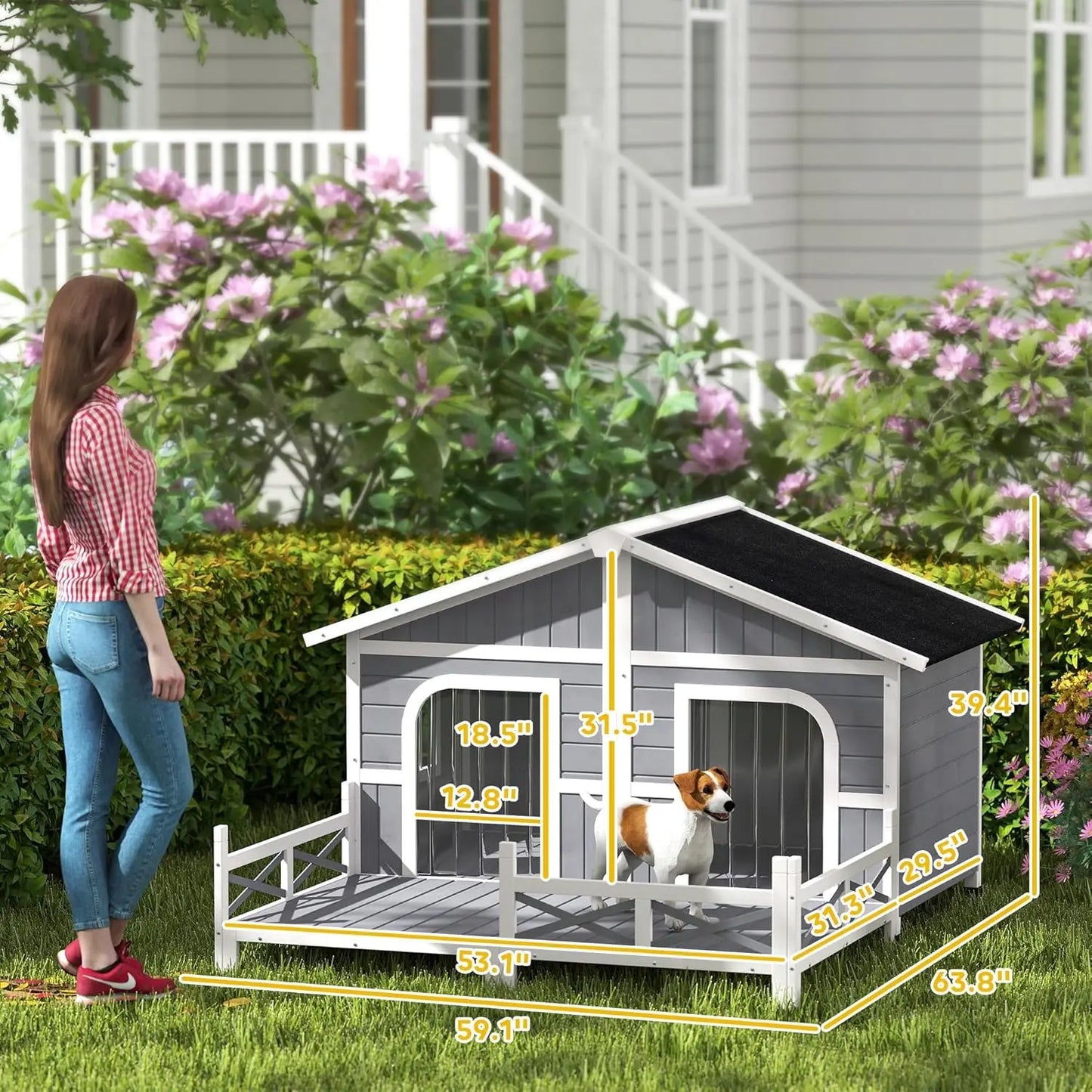 Wooden Dog Kennel
