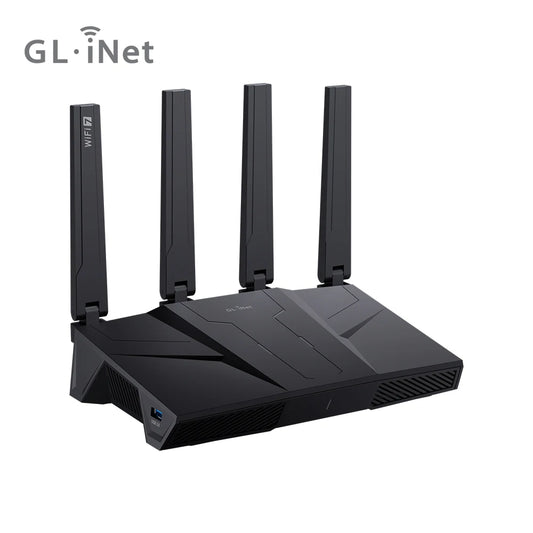 Tri-Band WiFi 7 Router VPN Compatible with Fiber Optic Modem
