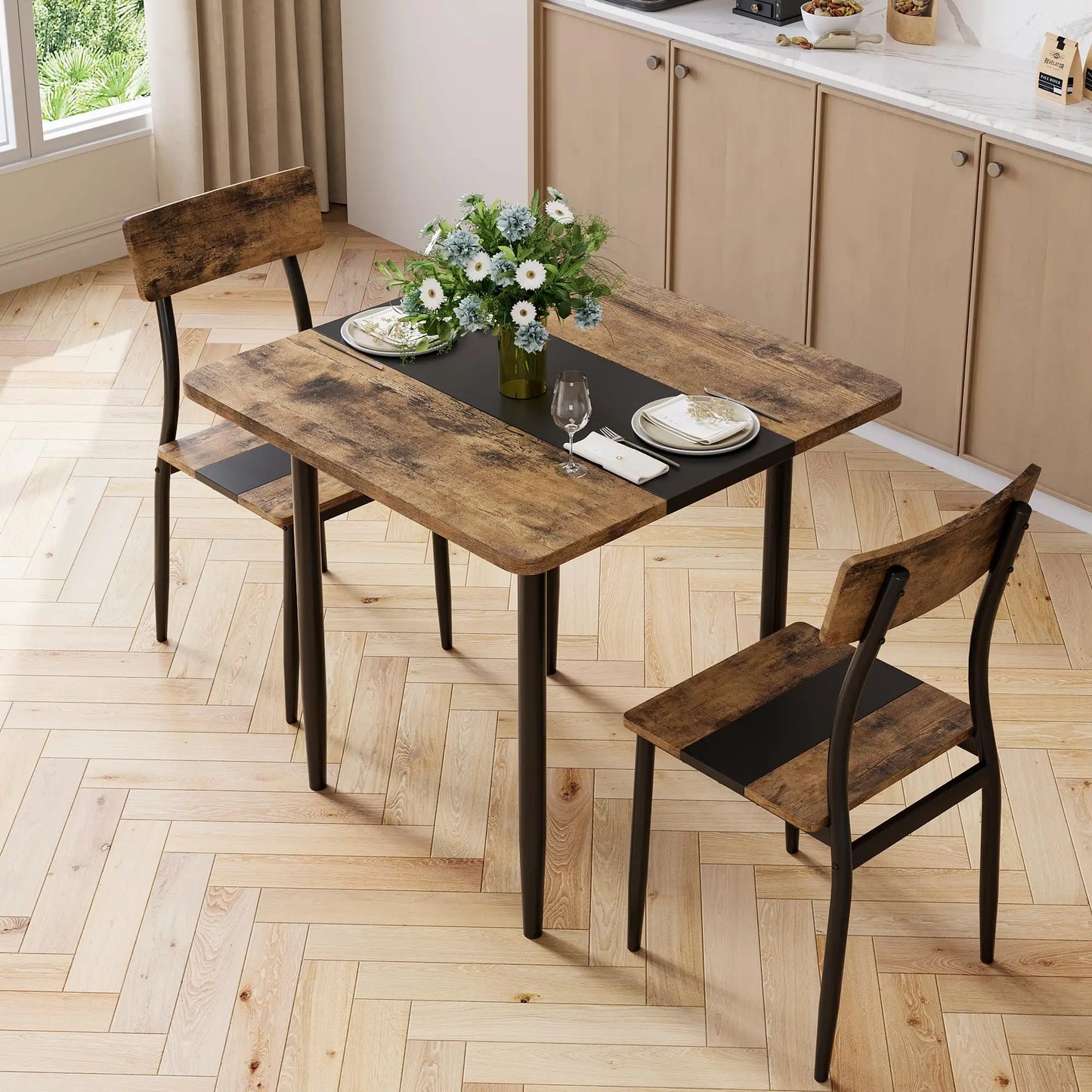 3-Piece Dining Table Set