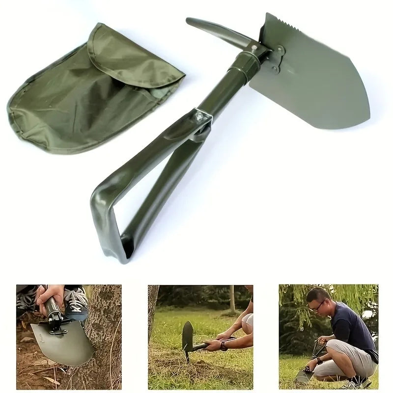 Camping Folding Shovel with Protective Sheath
