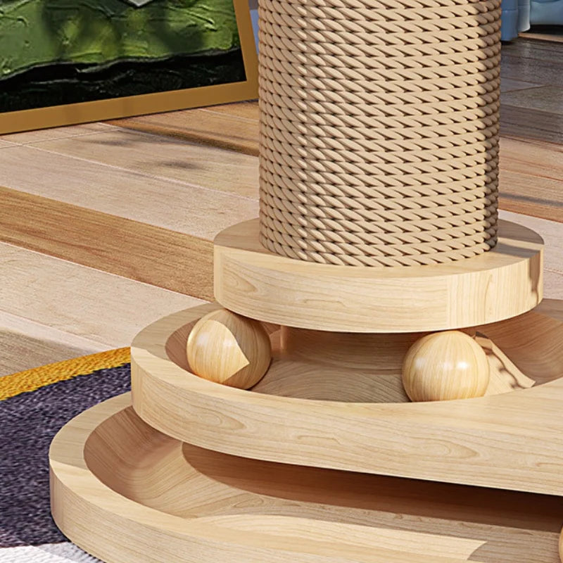 Interactive Cat Scratching Post
