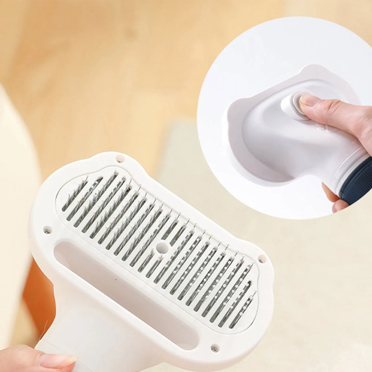 Pet Hair Dryer with Slicker Brush