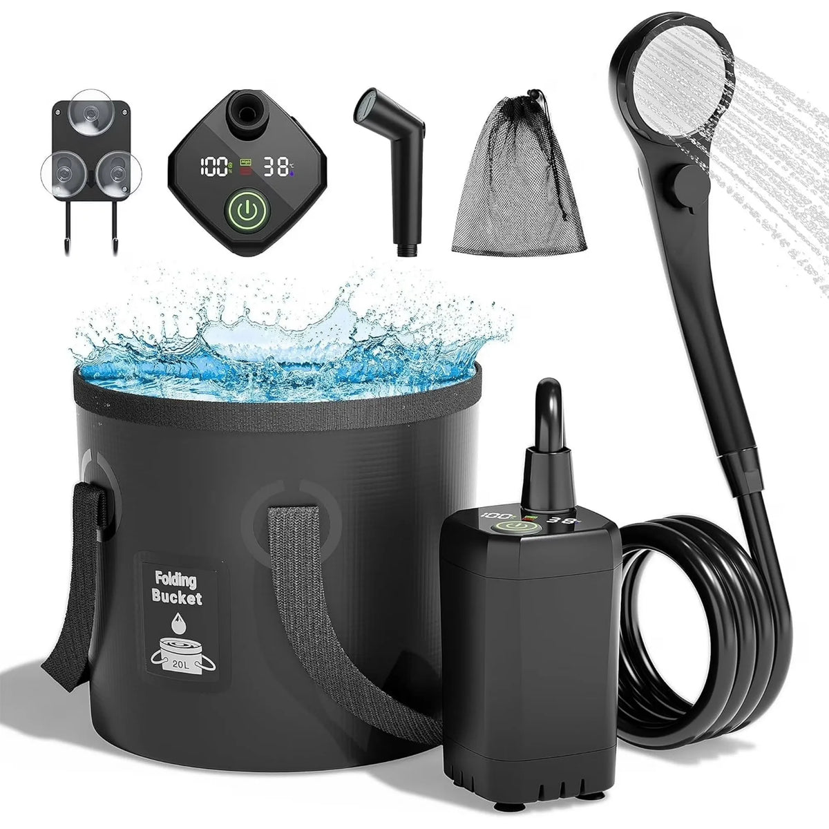 Portable Camping Shower, 5 Gallon