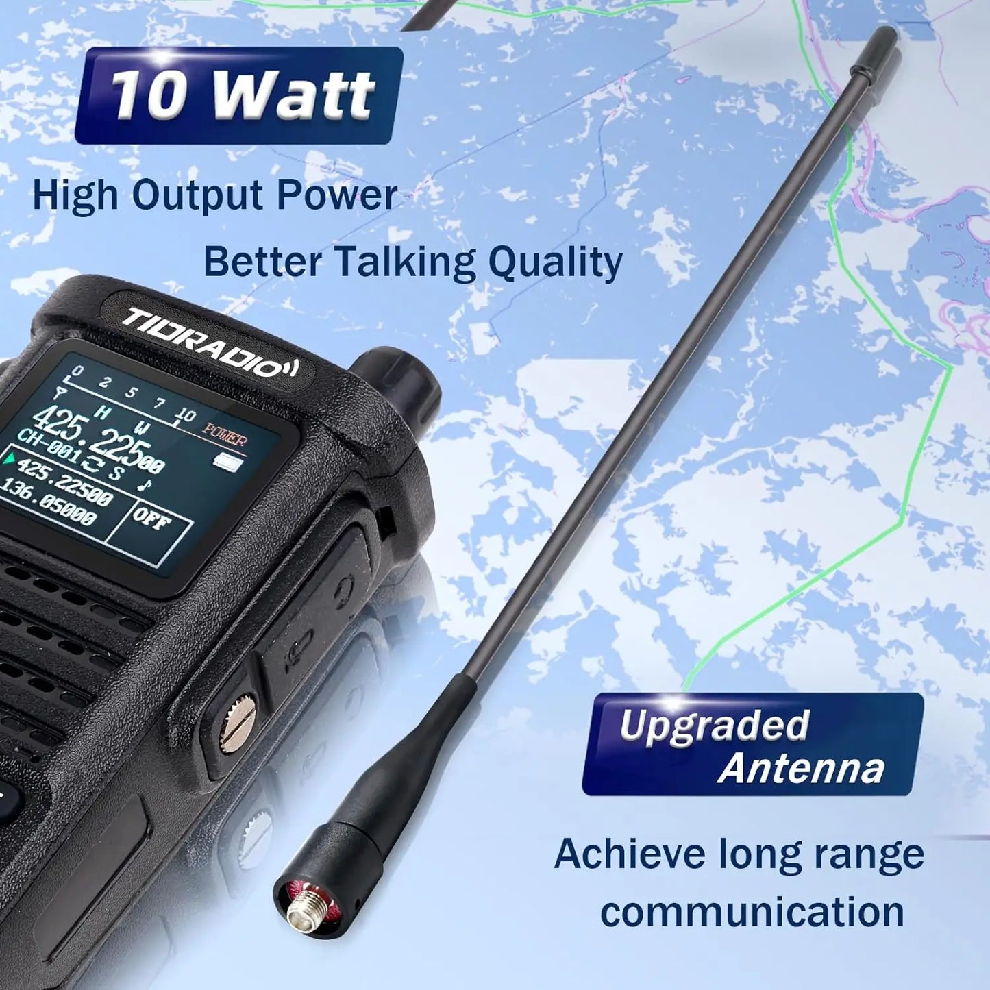 10W Profession Walkie Talkie Long Range Emergency Radio