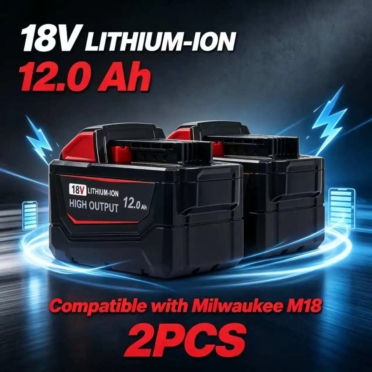 Replacement Battery For Milwaukee M18