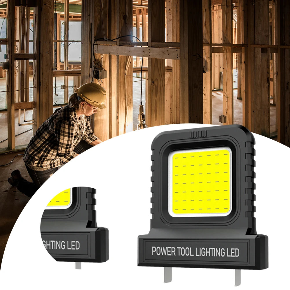 LED Work Light for Makita,Milwaukee,Dewalt,Bosch ,20V-21V Li-ion Battery