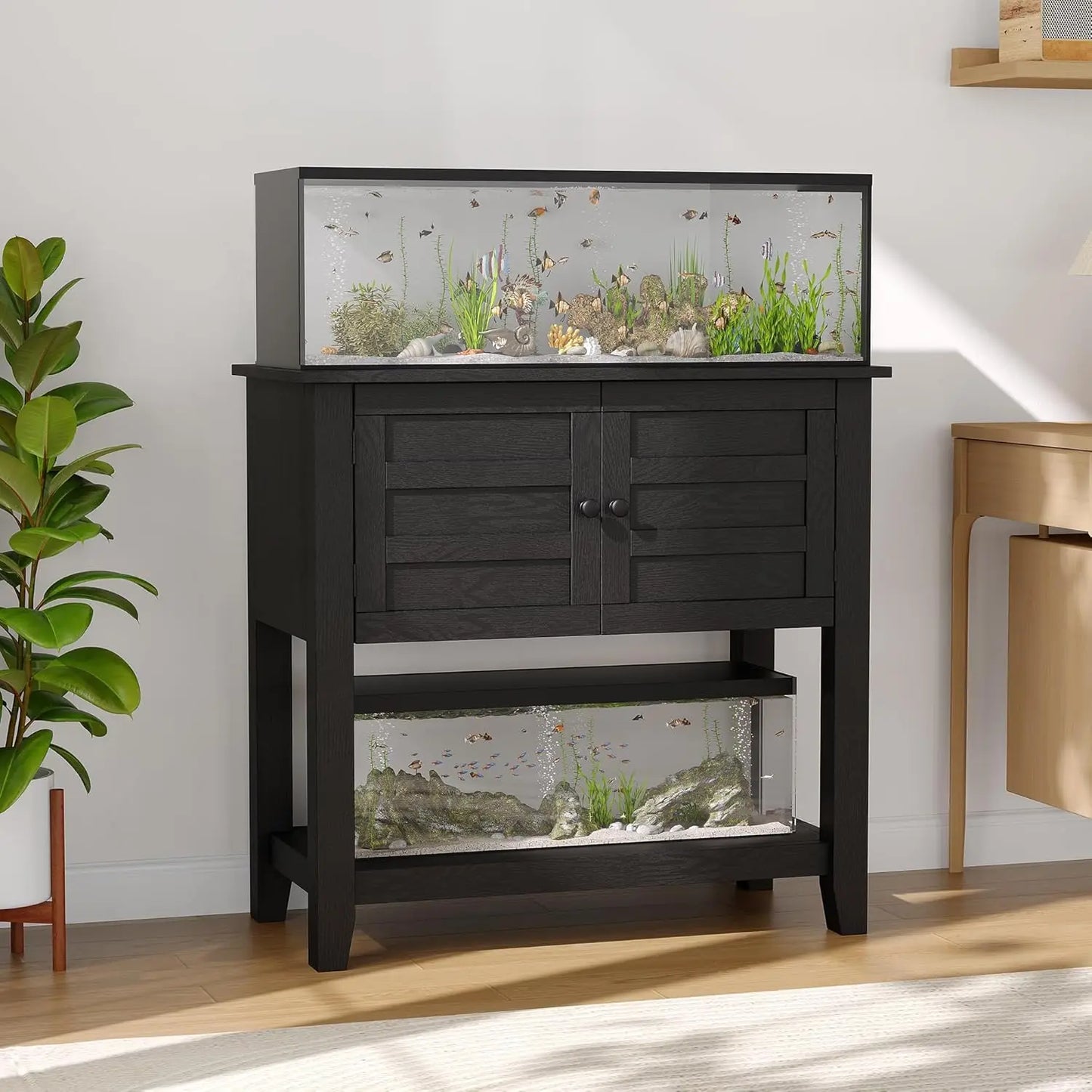20-29 Gallon Aquarium Stand with Charging Station