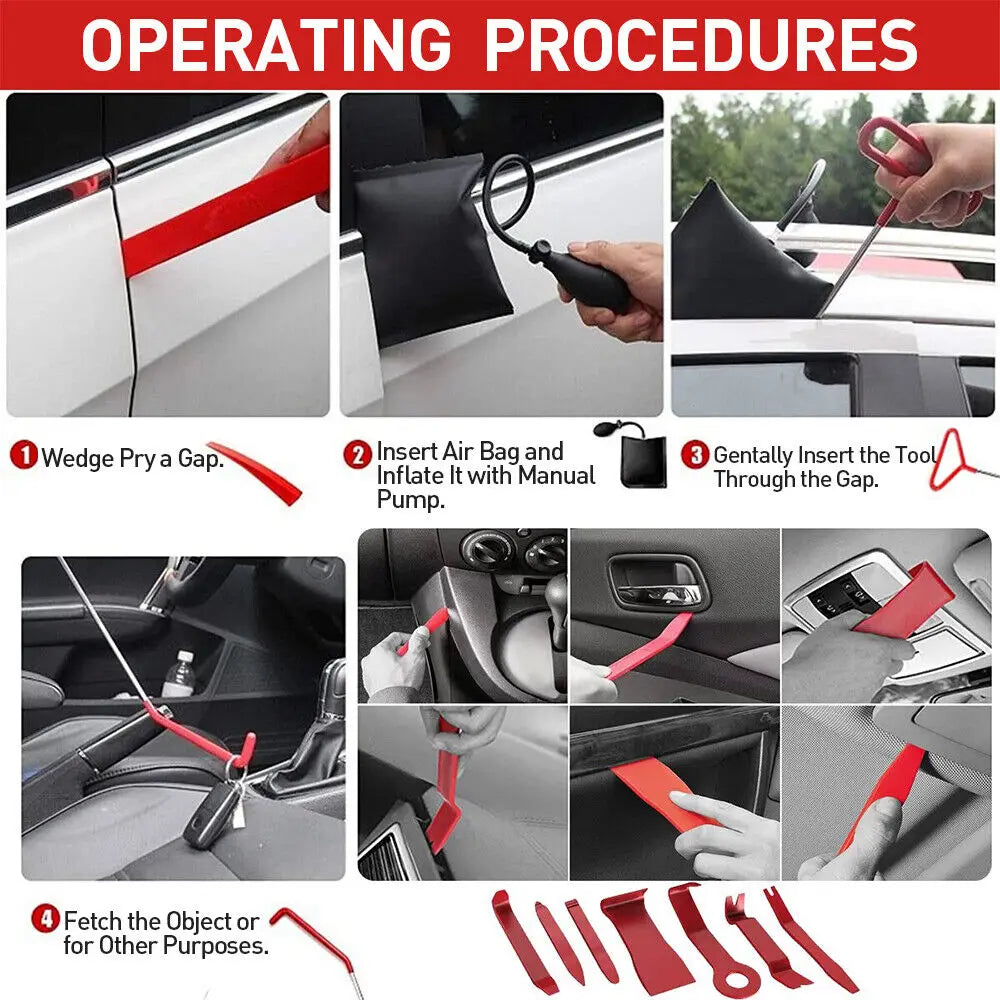 31Pcs Professional Car Lockout Tool Kit
