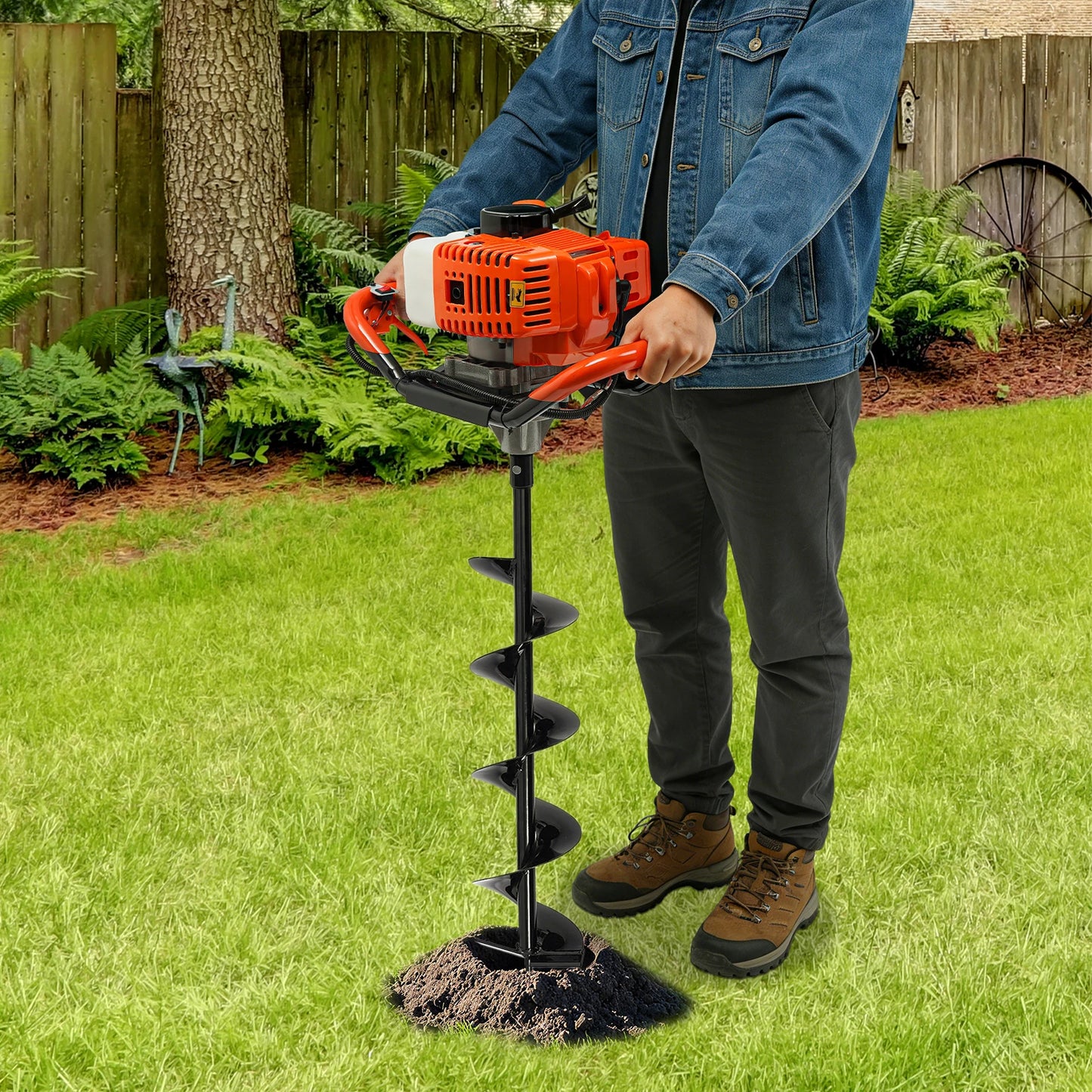 71cc 2-Stroke Gas Powered Post Hole Digger