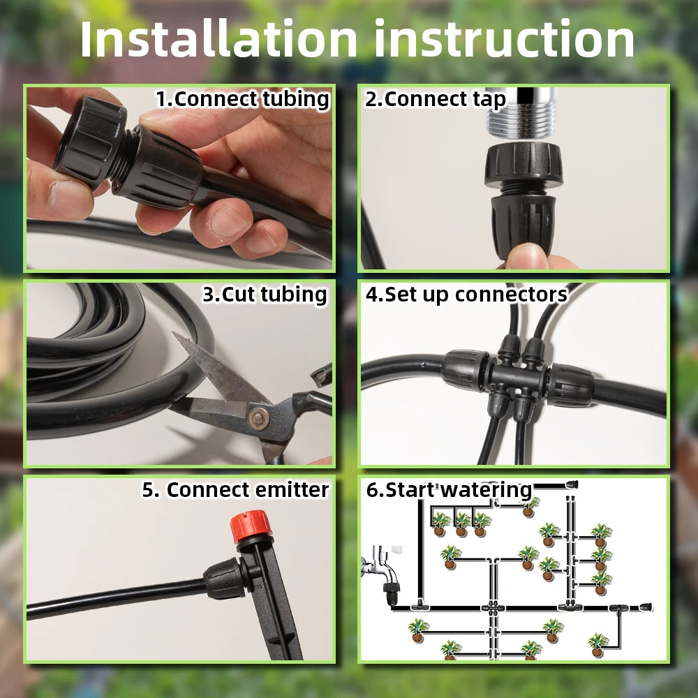 Drip Irrigation System Kit