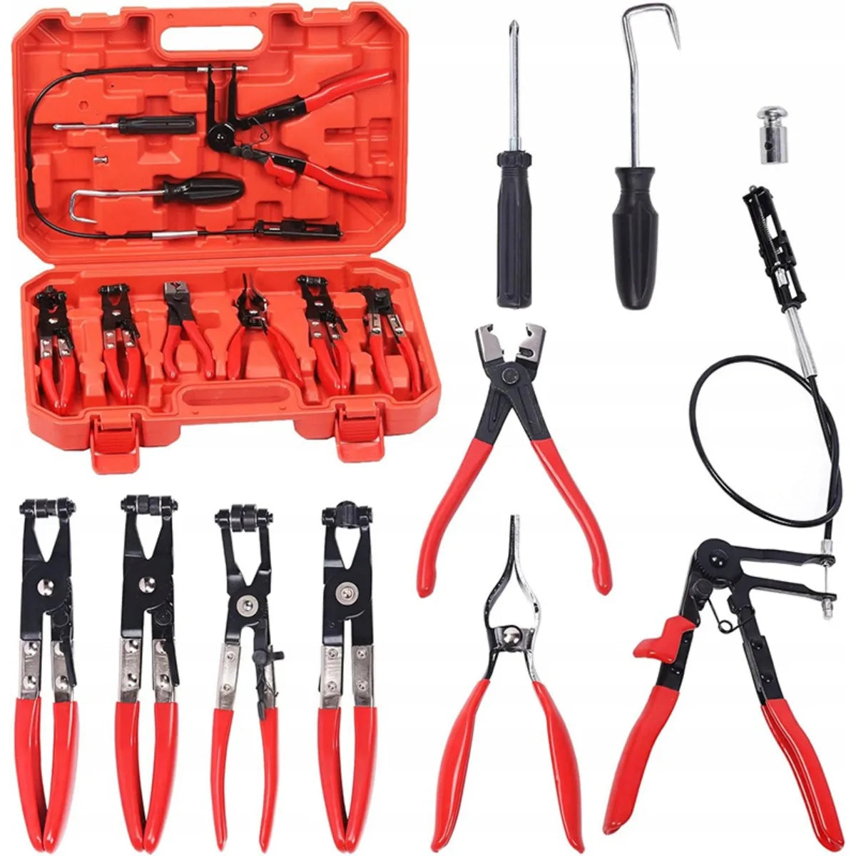 9-piece Hose Clamp Pliers Set