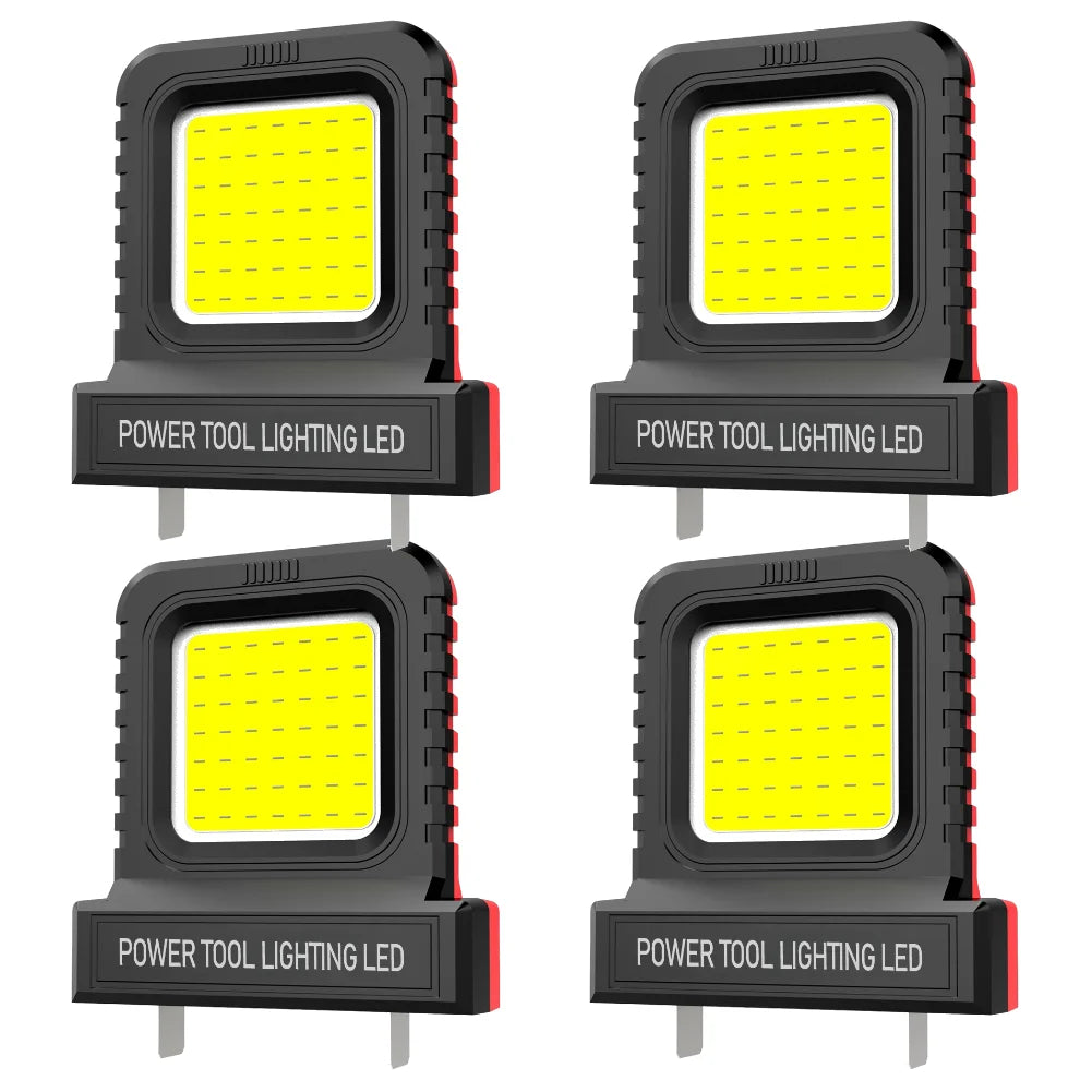 LED Work Light for Makita,Milwaukee,Dewalt,Bosch ,20V-21V Li-ion Battery