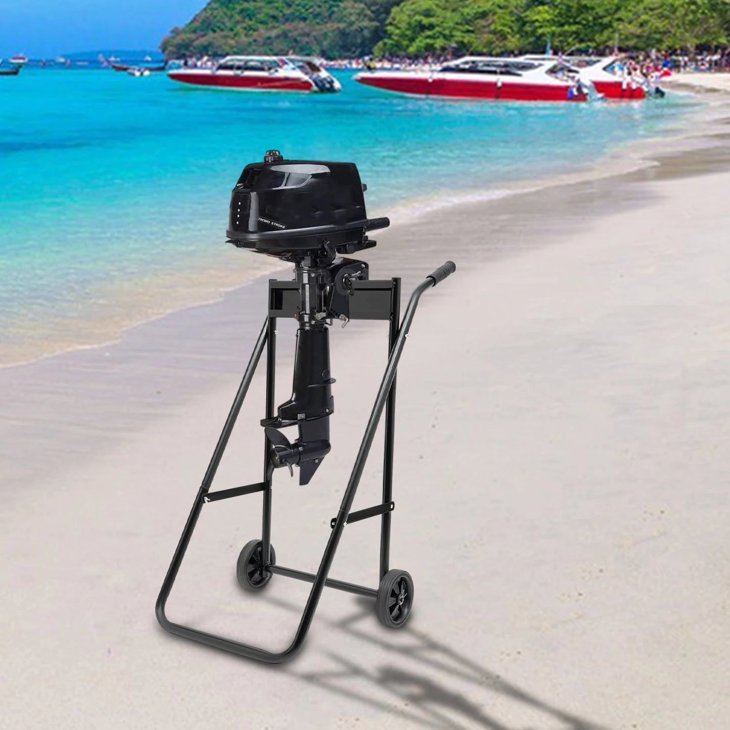Folding Outboard Boat Motor Cart