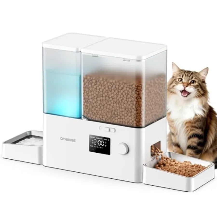 Automatic Cat Feeder and Water Dispenser,